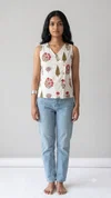 K 1111 By Naisha Printed Cotton Western Ladies Top